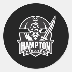Hampton Pirates Icon Royal Blue Classic Round Sticker