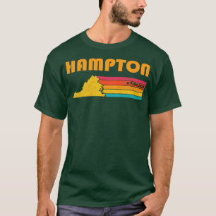 Hampton Virginia Vintage Distressed Souvenir T-Shirt