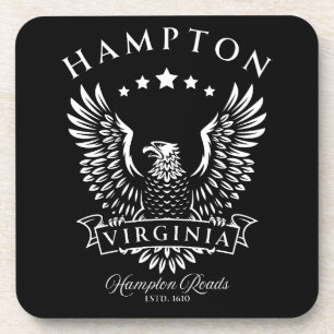 Hampton Virginia Vintage Eagle Coaster