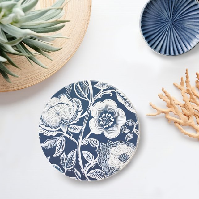 Hamptons Blue White Coaster (Creator Uploaded)