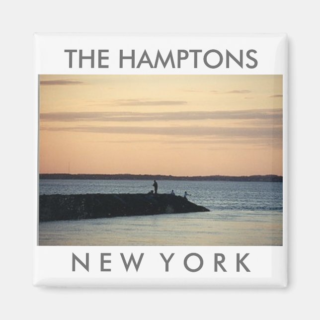 Hamptons Sunset magnet (Front)