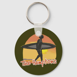 Hamptons Surf Key Ring