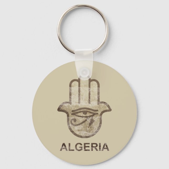 Hamsa Algeria Key Ring (Front)
