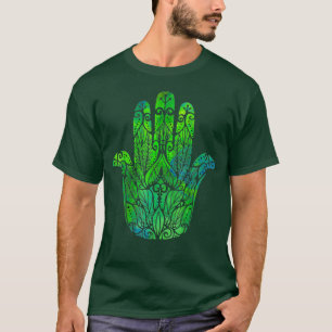 Hamsa Arabic and Hebrew Amulet Eye Protection T-Shirt