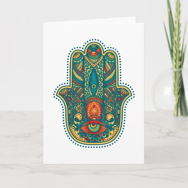 Hamsa Card (Front)