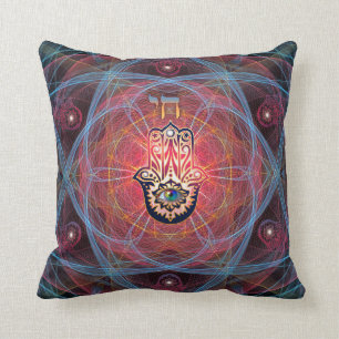 Hamsa- Chai Cushion
