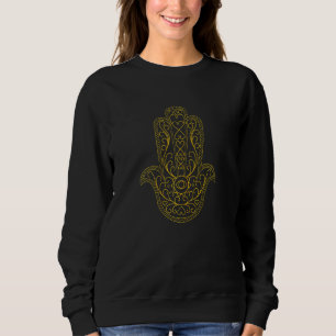 Hamsa Chamsa And Hamesh Hand The Hand Of Fatima Sweatshirt