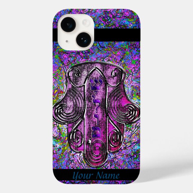 Hamsa Fusion (Personalised) Case-Mate iPhone Case (Back)