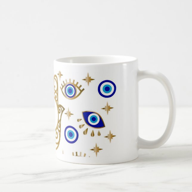 Hamsa hand coffee mug (Right)