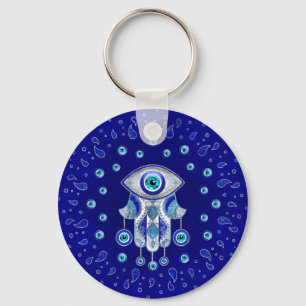 Hamsa Hand -Evil Eye Amulet Key Ring