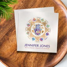 Hamsa Hand -Hand of Fatima in Lotus mandala