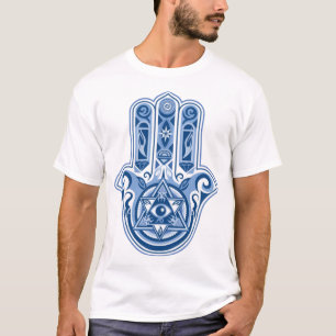 Hamsa Hand Of Fatima Hamsa All Seeing Eye T-Shirt