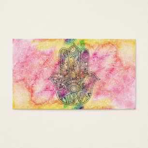 HAMSA Hand of Fatima symbol amulet Henna floral