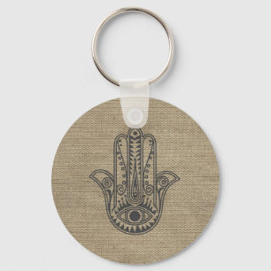 HAMSA Hand of Fatima symbol amulet Key Ring