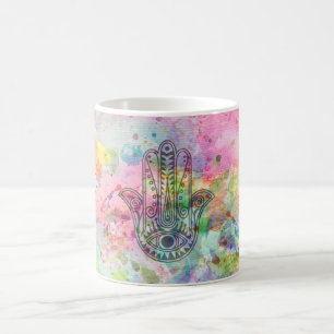 HAMSA Hand of Fatima symbol Coffee Mug