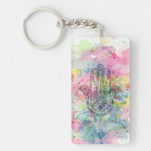 HAMSA Hand of Fatima symbol Key Ring