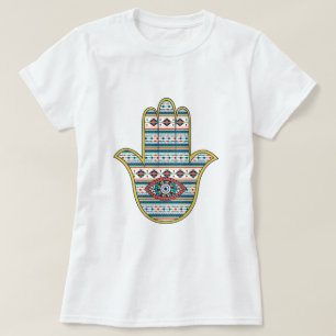 HAMSA Hand of Fatima Symbol T-Shirt