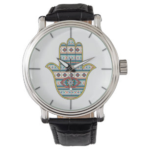 HAMSA Hand of Fatima Symbol Watch