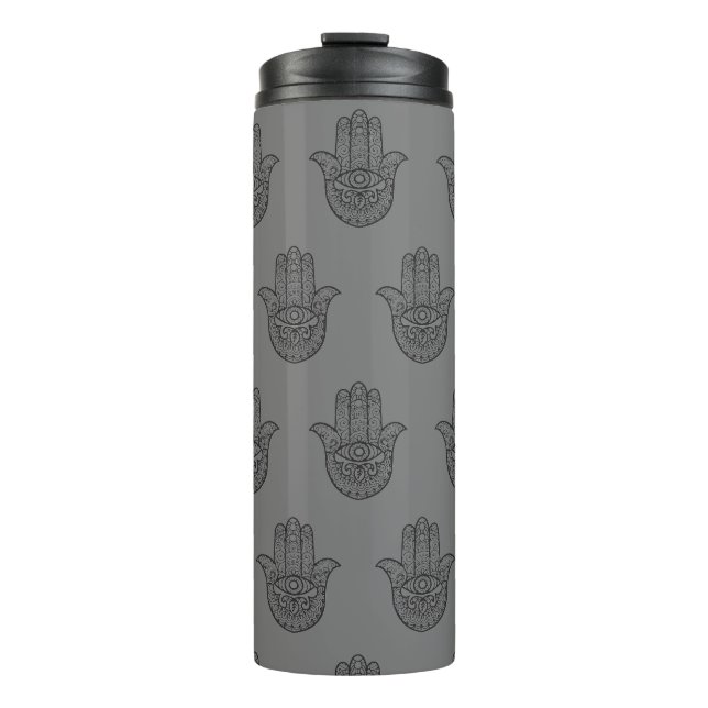 Hamsa Hand of Fatima Thermal Tumbler (Front)