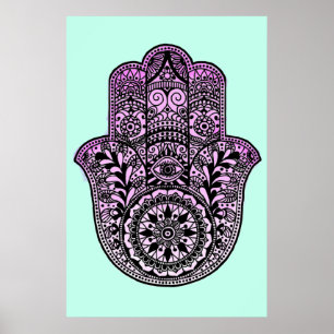 Hamsa Hand Poster