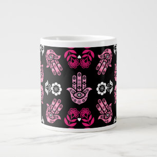 Hamsa Hand Protection Art Large Coffee Mug