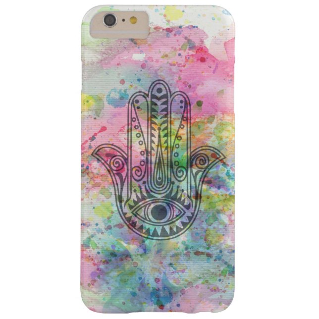 HAMSA Hand Symbol Colourful Watercolor Case-Mate iPhone Case (Back)
