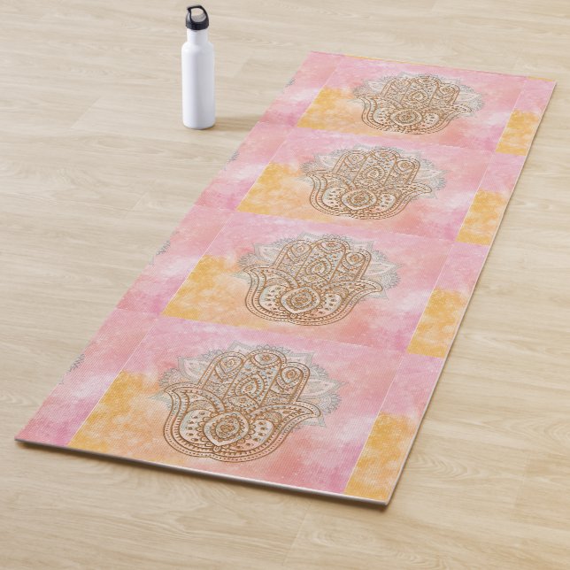 Hamsa Hand Yoga Mat (In Situ)