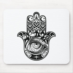 Hamsa Hand Zendoodle Mouse Mat