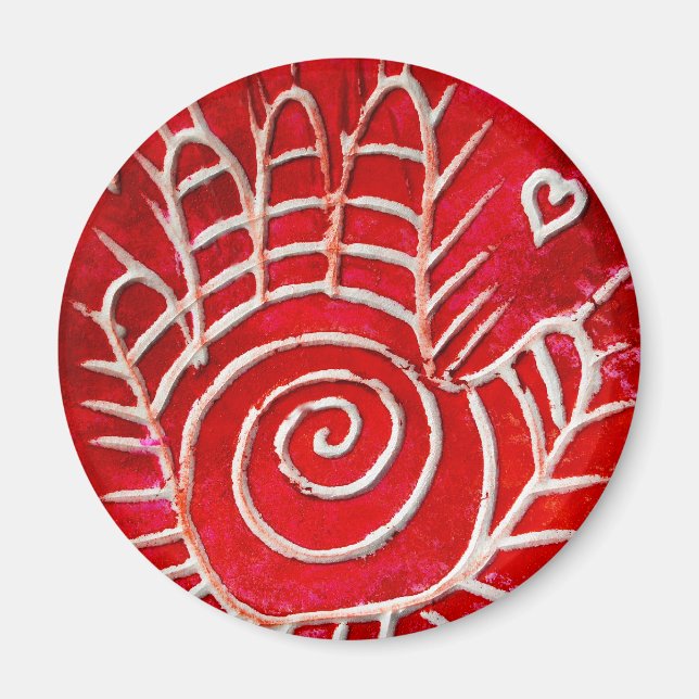 Hamsa / Healing Hand / Hand of Fatima Magnet (Front)