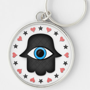 hamsa khamsa Eye in hand of the goddess Key Ring