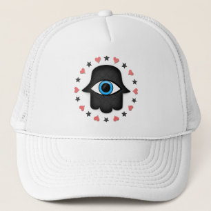 hamsa khamsa Eye in hand of the goddess Trucker Hat