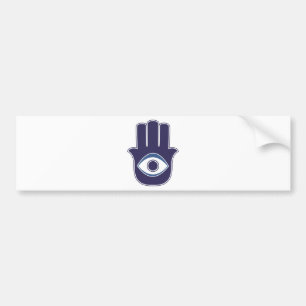 Hamsa / Khamsa Hand of Fatima / Mary Amulet / Luck Bumper Sticker