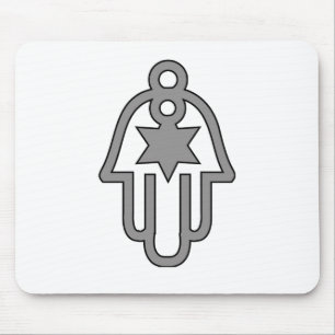 HAMSA LUCKY JEW MOUSE MAT