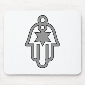 HAMSA LUCKY JEW MOUSE MAT