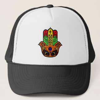 HAMSA multi colour Trucker Hat