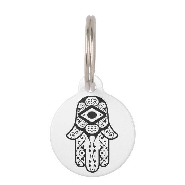 Hamsa Pet Tag (Front)