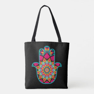 HAMSA Protective Luck Amulet Tote Bag
