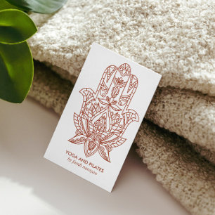 Hamsa Rust Wellness spa massage yoga holistic Business Card