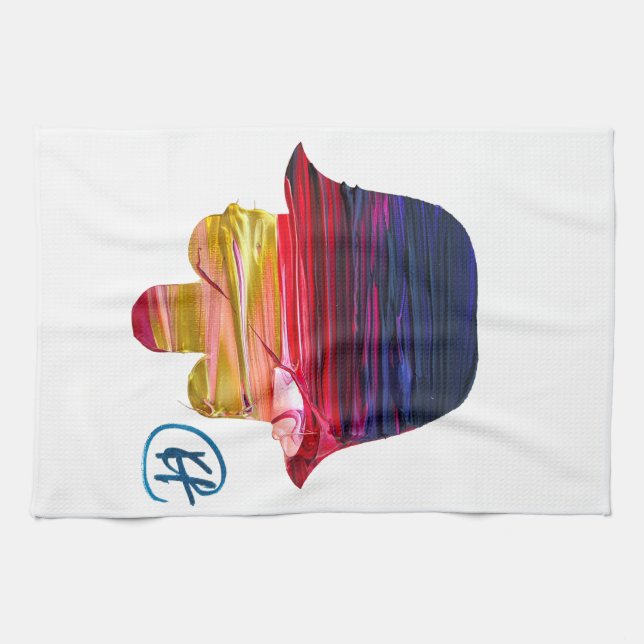 Hamsa Studio Art Tea Towel (Horizontal)