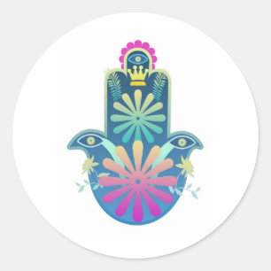 Hamsah Classic Round Sticker