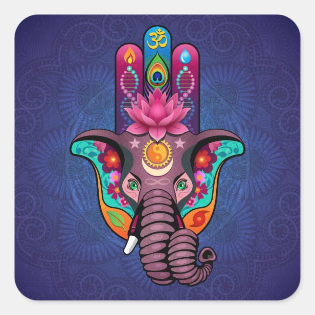 Hamsanesh Square Sticker (Front)