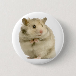 Hamster 6 Cm Round Badge