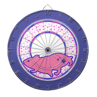 hamster and a wheel dartboard