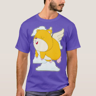 Hamster Angel wings Clouds T-Shirt