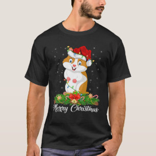 Hamster Animal Lover Matching Santa Hat Hamster Ch T-Shirt
