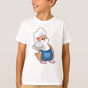 Hamster as Cook with Platter T-Shirt