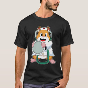 Hamster as Doctor with Stethoscope.PNG T-Shirt