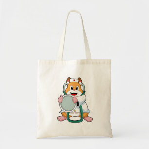 Hamster as Doctor with Stethoscope.PNG Tote Bag