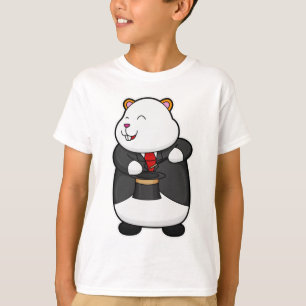 Hamster as Magician with Magic wand & Hat T-Shirt