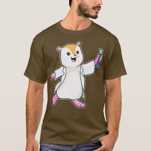 Hamster As Scientist With Test Tube T-Shirt
